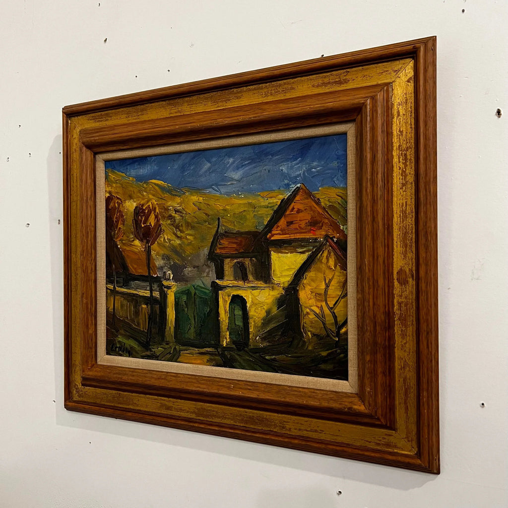 Béla Erdélyi Landscape Cityscape Painting Framed