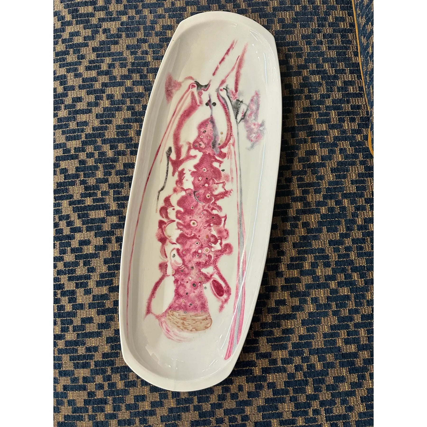 Bernard and Limoges “Homerus” Lobster Ceramic Serving Dish