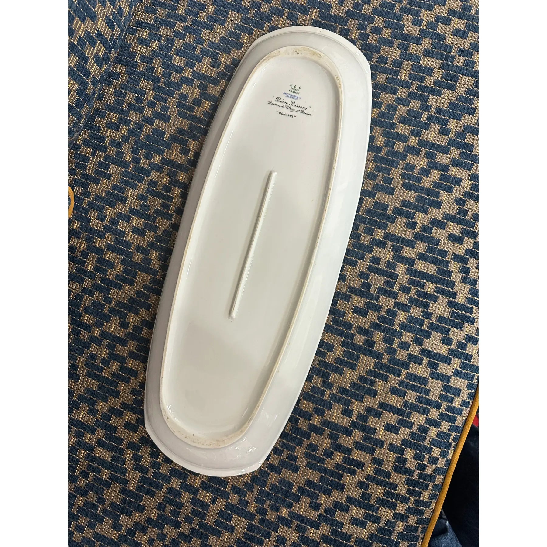 Bernard and Limoges “Homerus” Lobster Ceramic Serving Dish