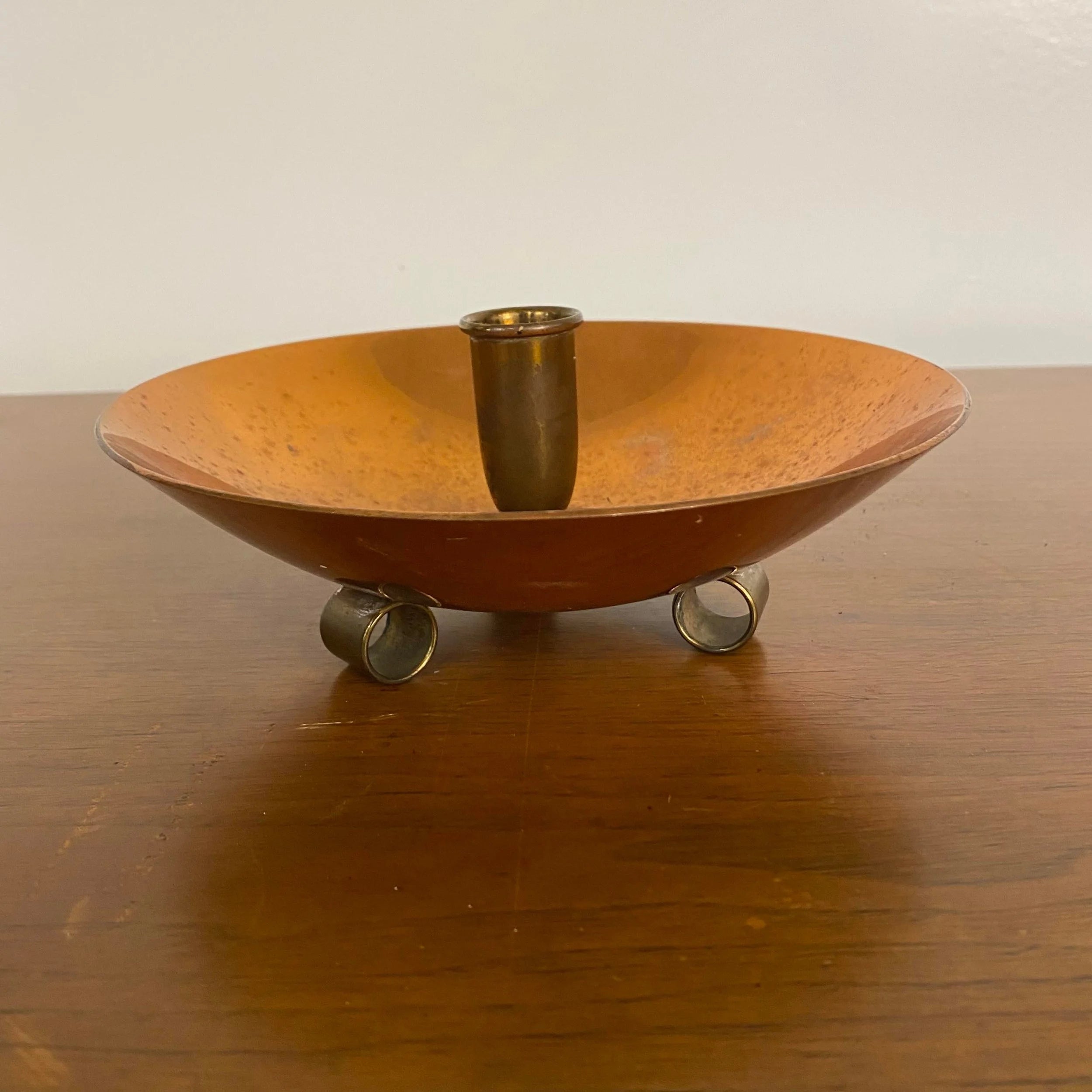 Bernie Cooper Copper Candle Holders Signed
