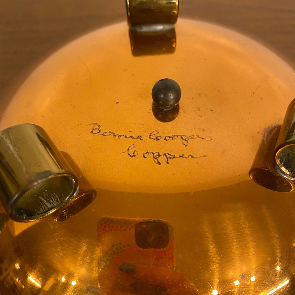 Bernie Cooper Copper Candle Holders Signed