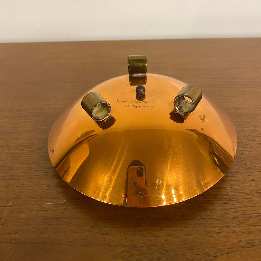 Bernie Cooper Copper Candle Holders Signed