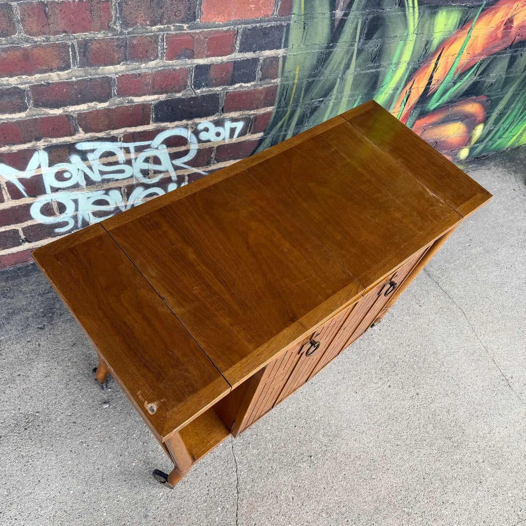 Bert England for Johnson Furniture Retailed Through John Stuart Inc Bar Cart