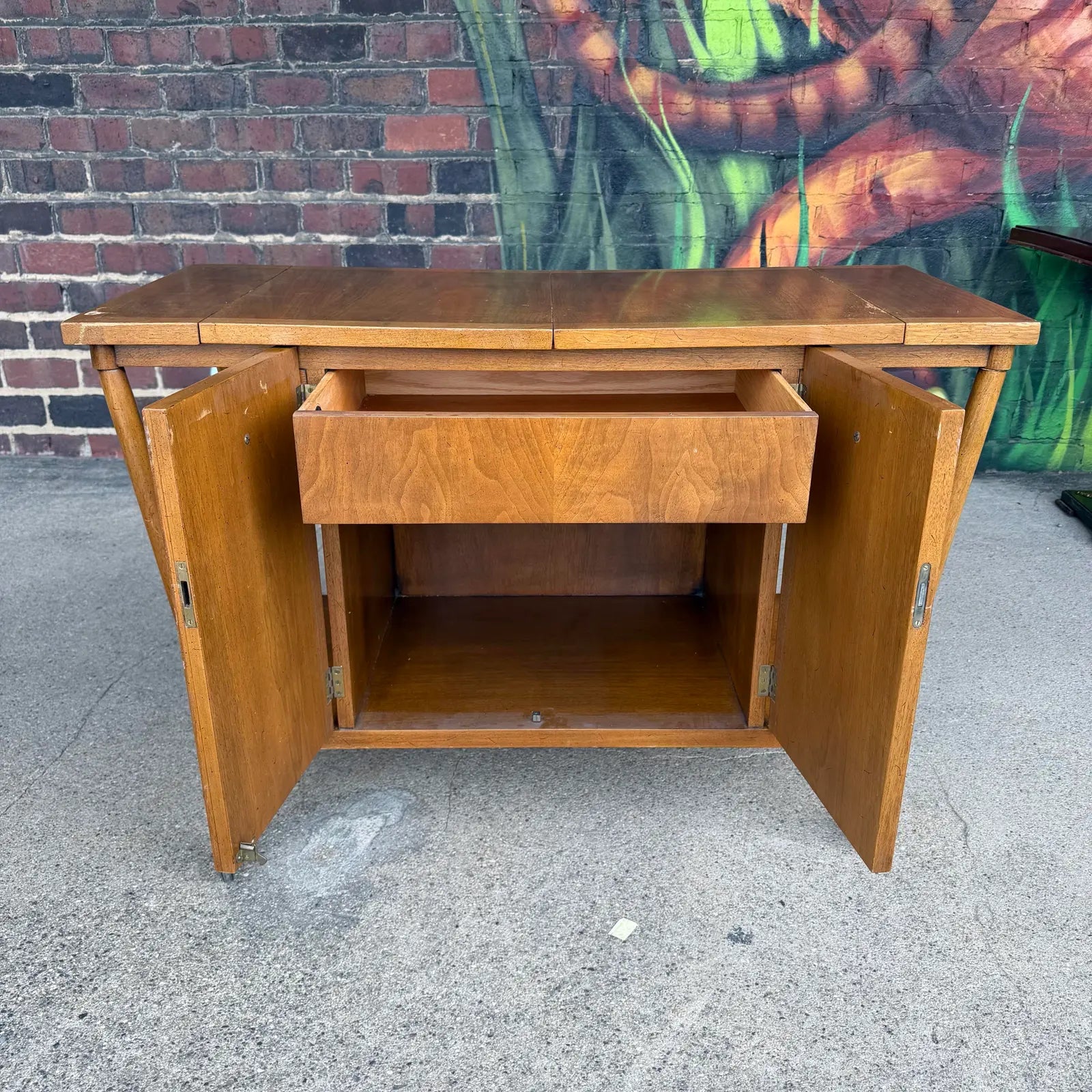 Bert England for Johnson Furniture Retailed Through John Stuart Inc Bar Cart