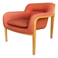 Bill Stephens for Knoll Model 1315 Bentwood Lounge Chair Mid Century Modern