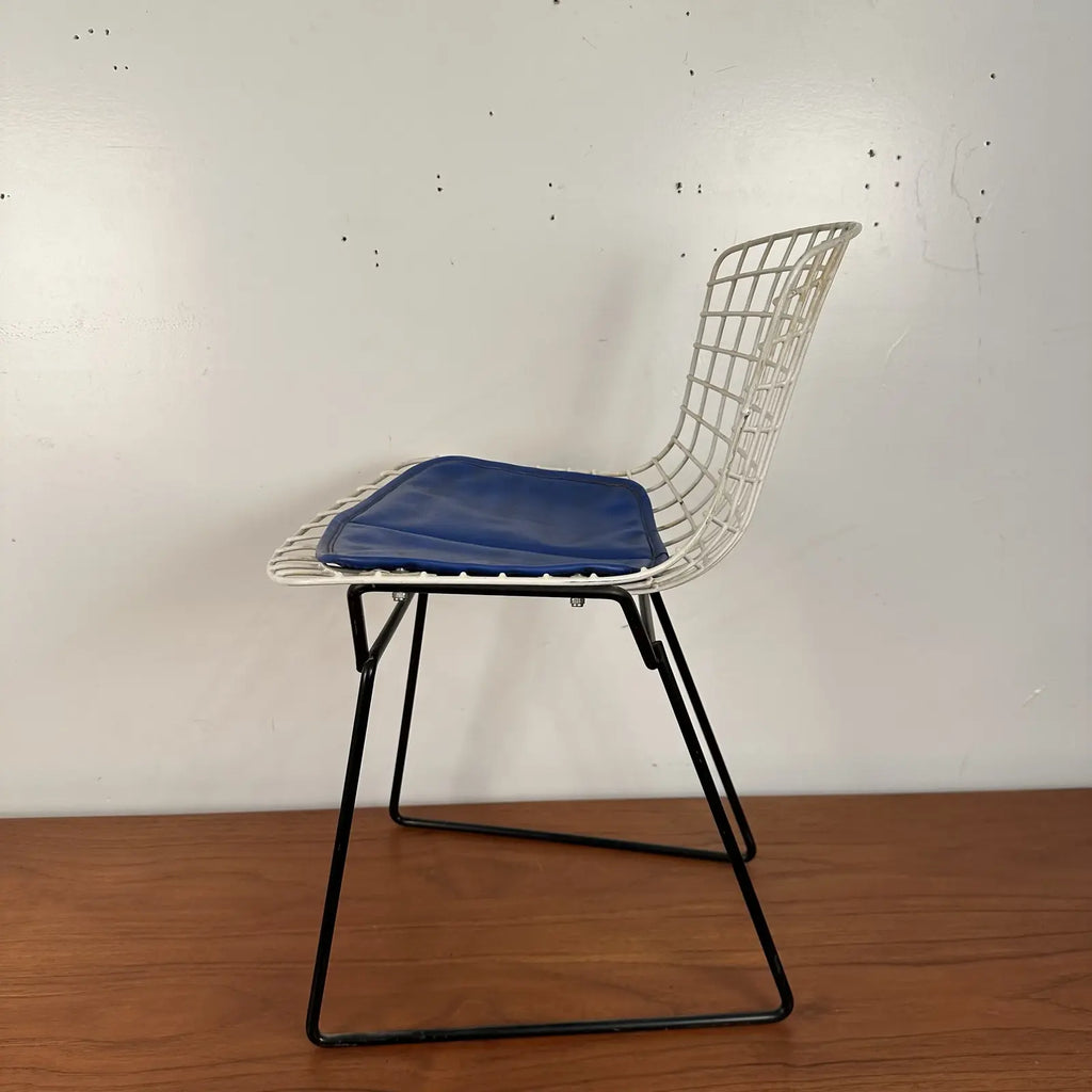 Black and White Knoll Bertoia Children’s Wire Chair