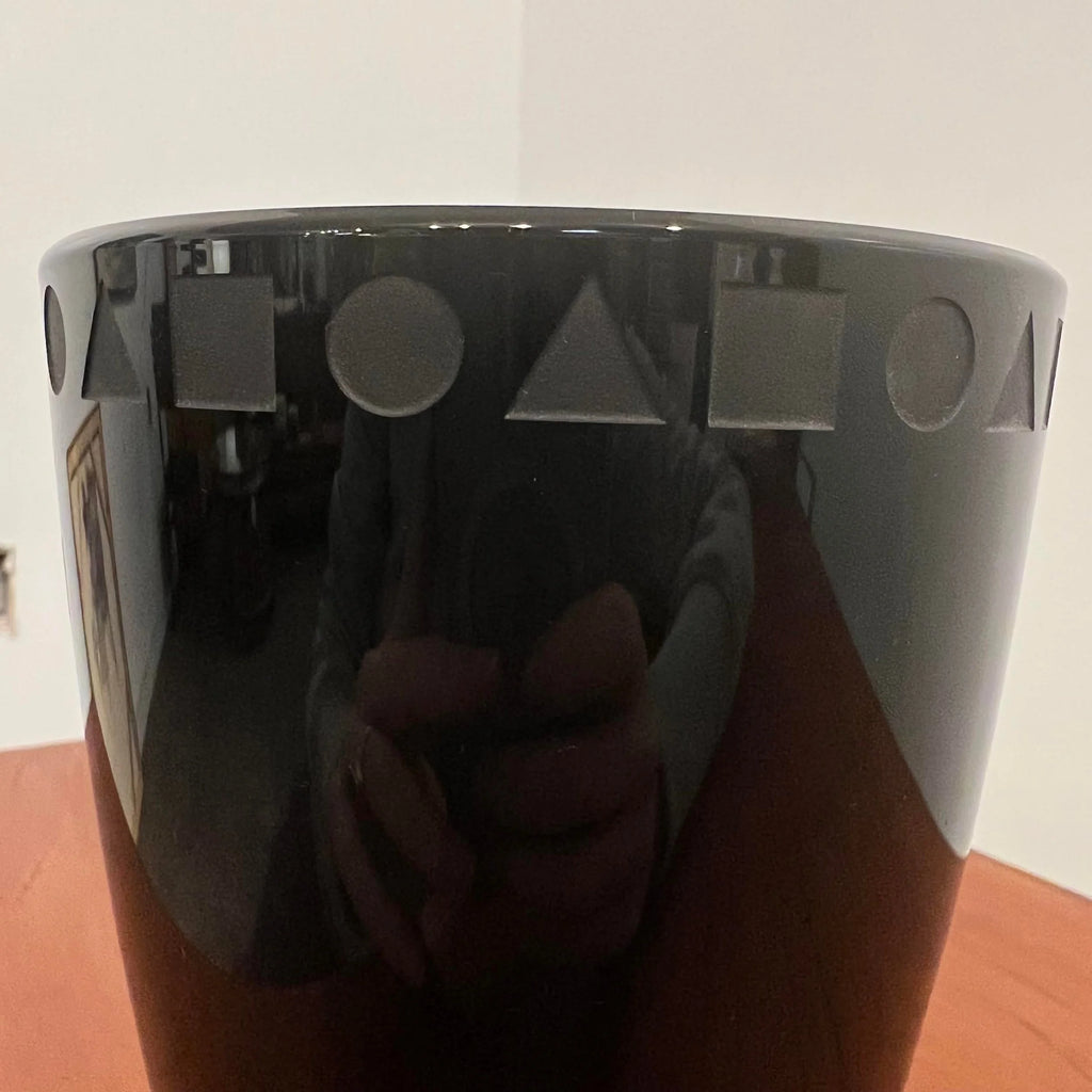 Black Sengai Vase by Ward Bennett for Sasaki
