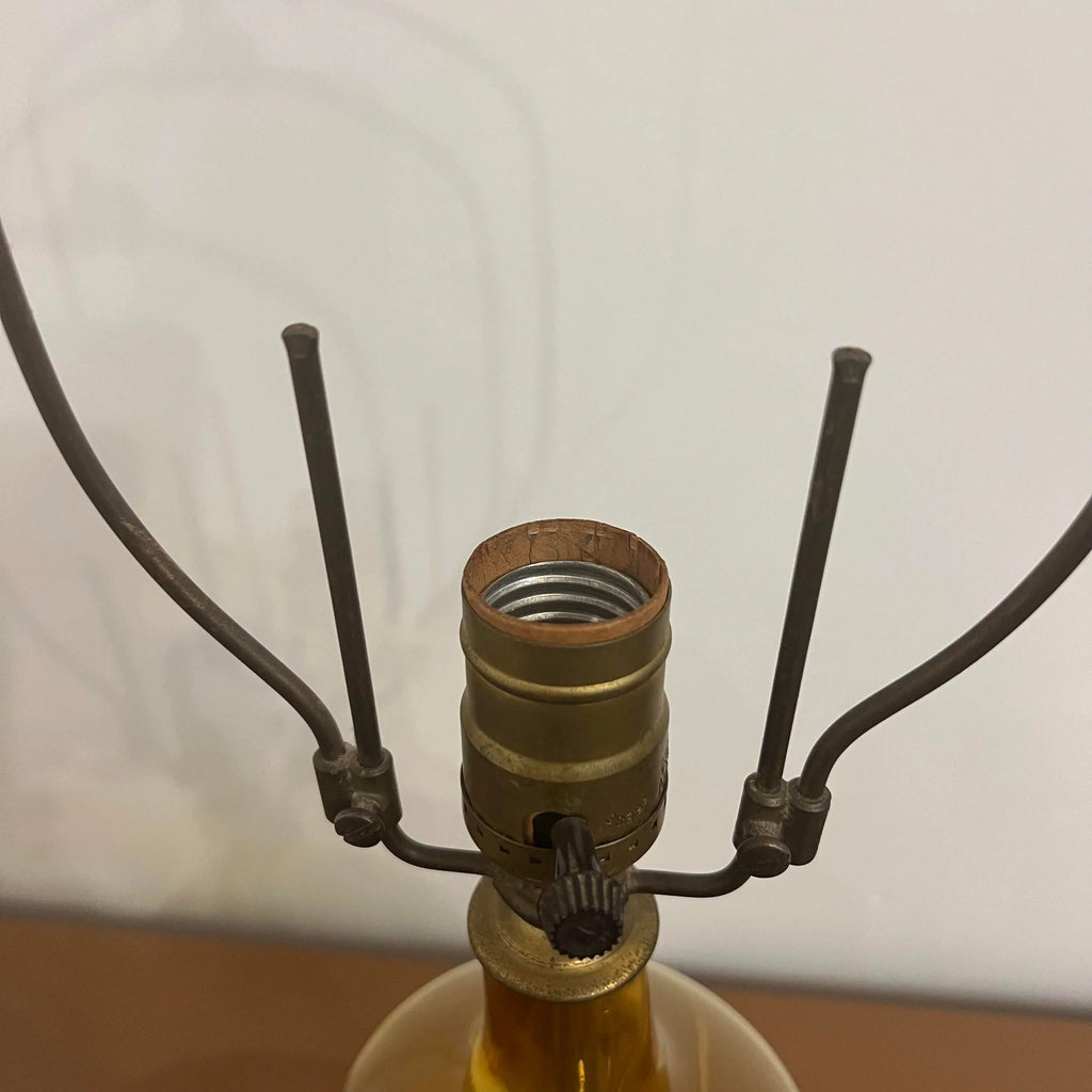Blenko Glass Company Yellow Table Lamp
