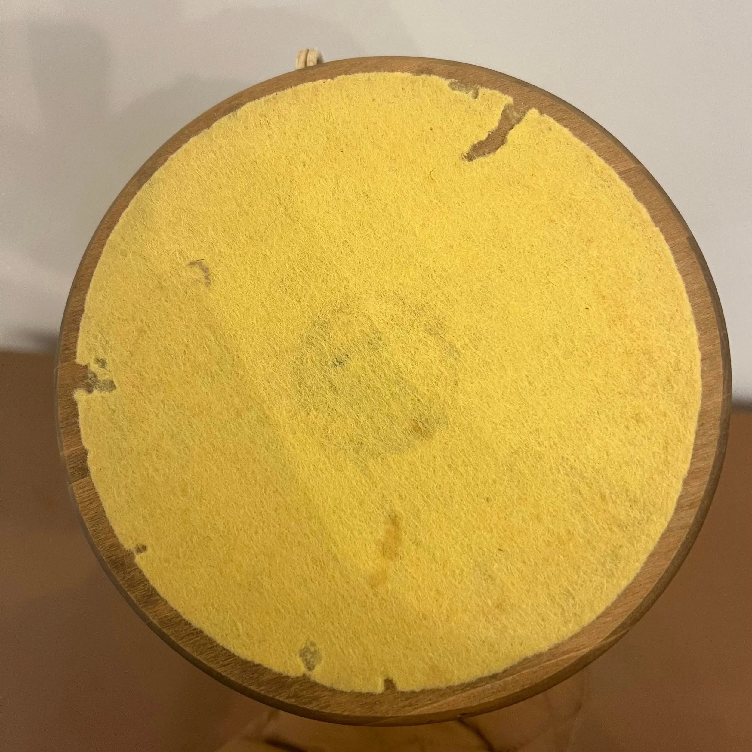 Blenko Glass Company Yellow Table Lamp