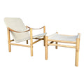 Bror Boije for Dux “Junker” Safari Lounge Chair and Ottoman
