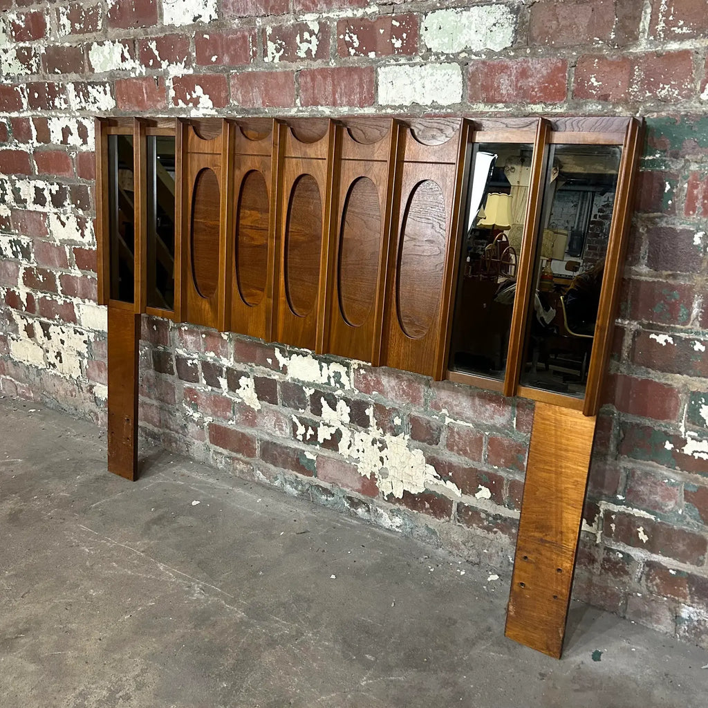 Brutalist Tabago Full Headboard With Mirrors.