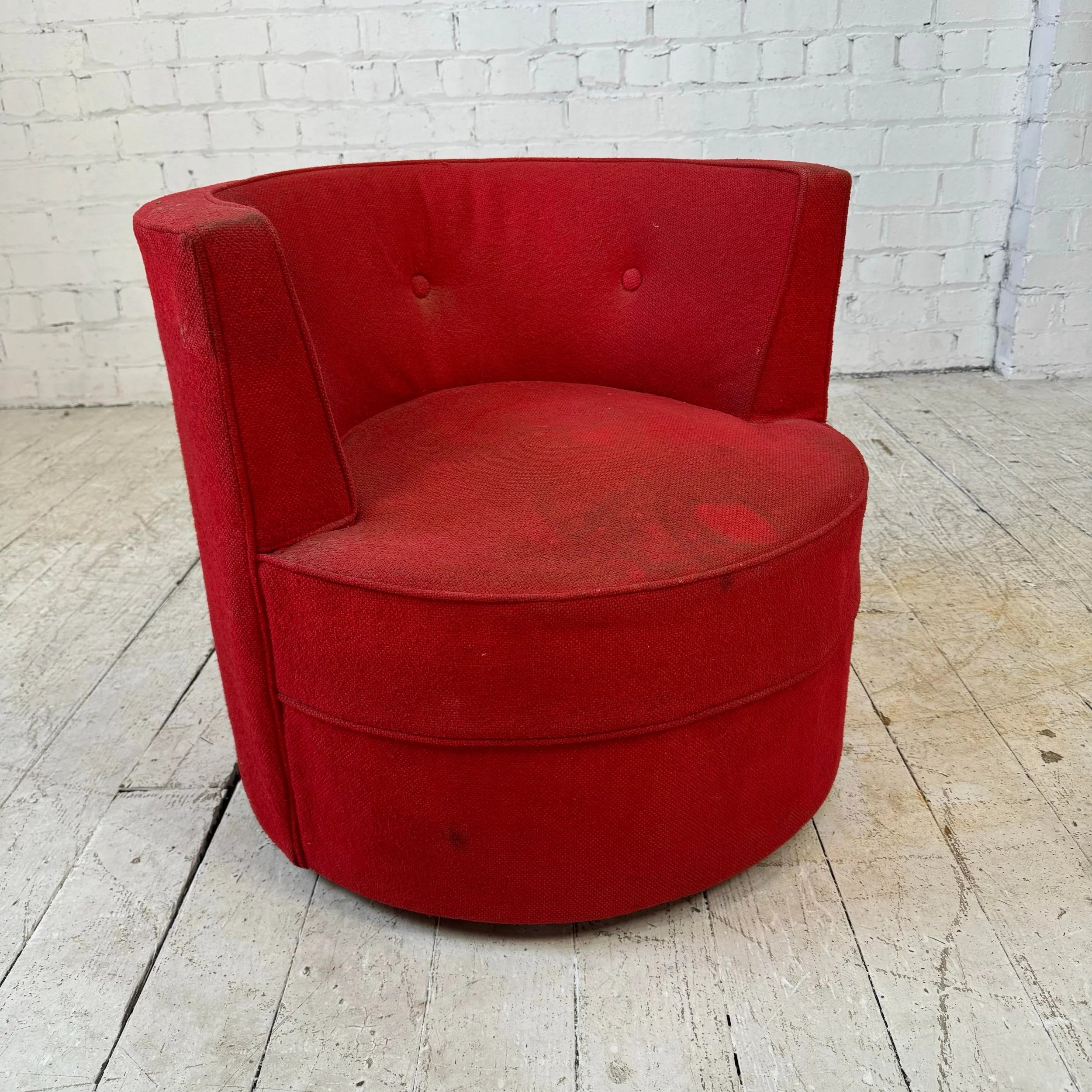 Castro Convertible Barrel Back Swivel Chair