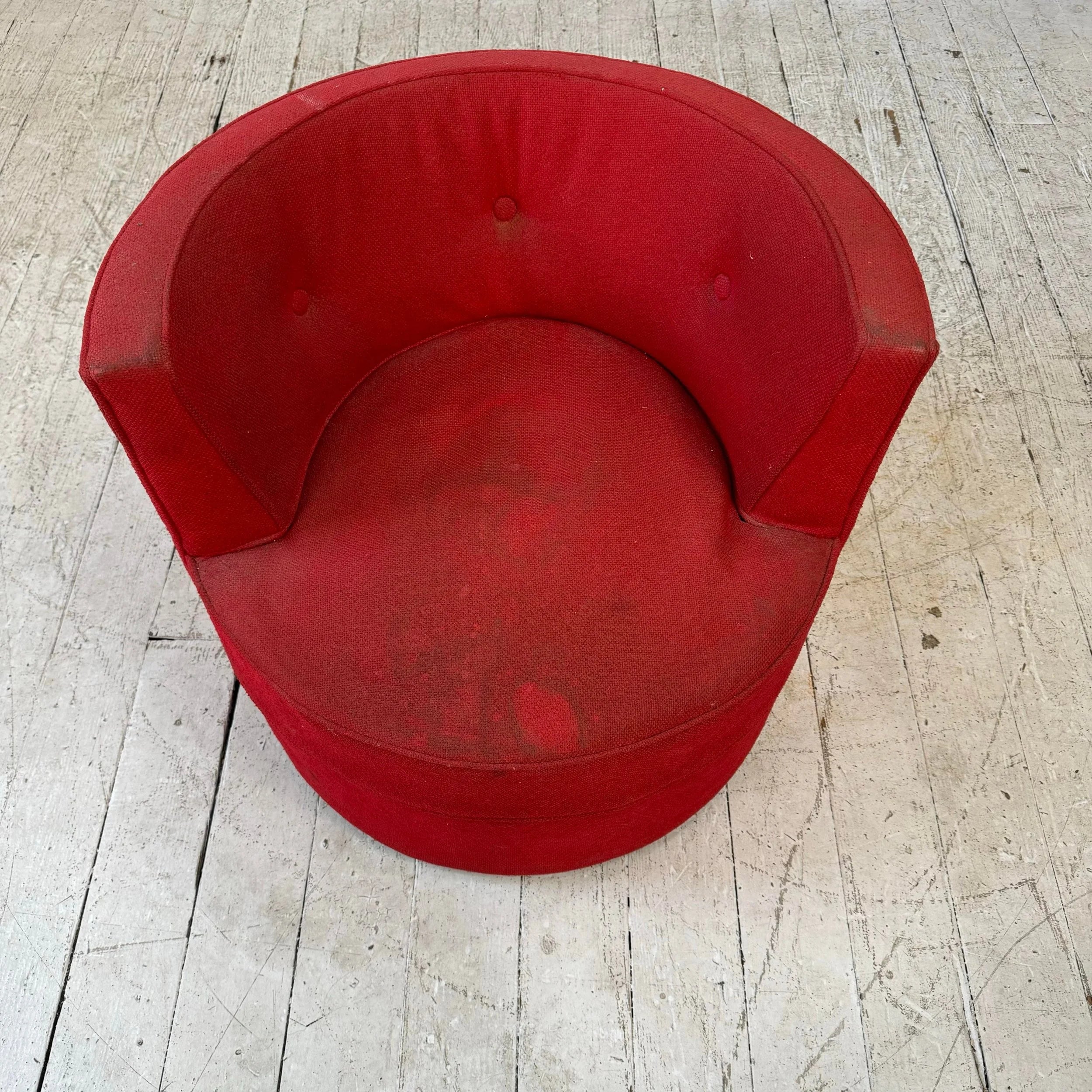 Castro Convertible Barrel Back Swivel Chair