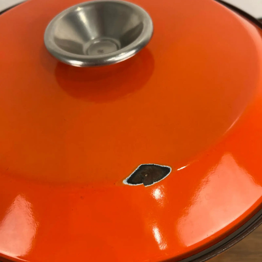 Catherine Holm Enamel “Lotus” Lidded Dutch Oven