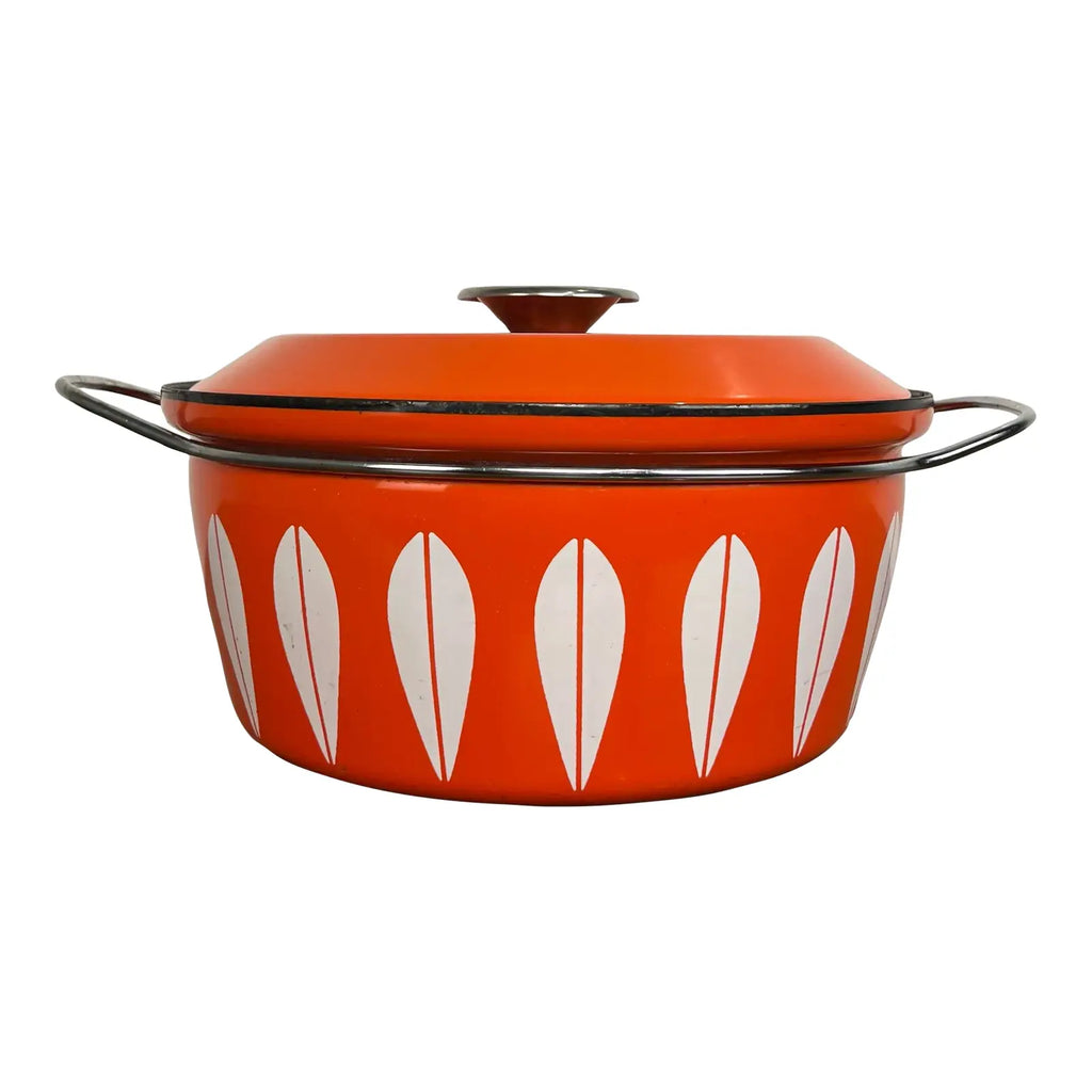 Catherine Holm Enamel “Lotus” Lidded Dutch Oven