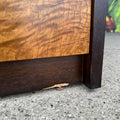 Century Furniture Burl and Brass Petit Chest of Drawers