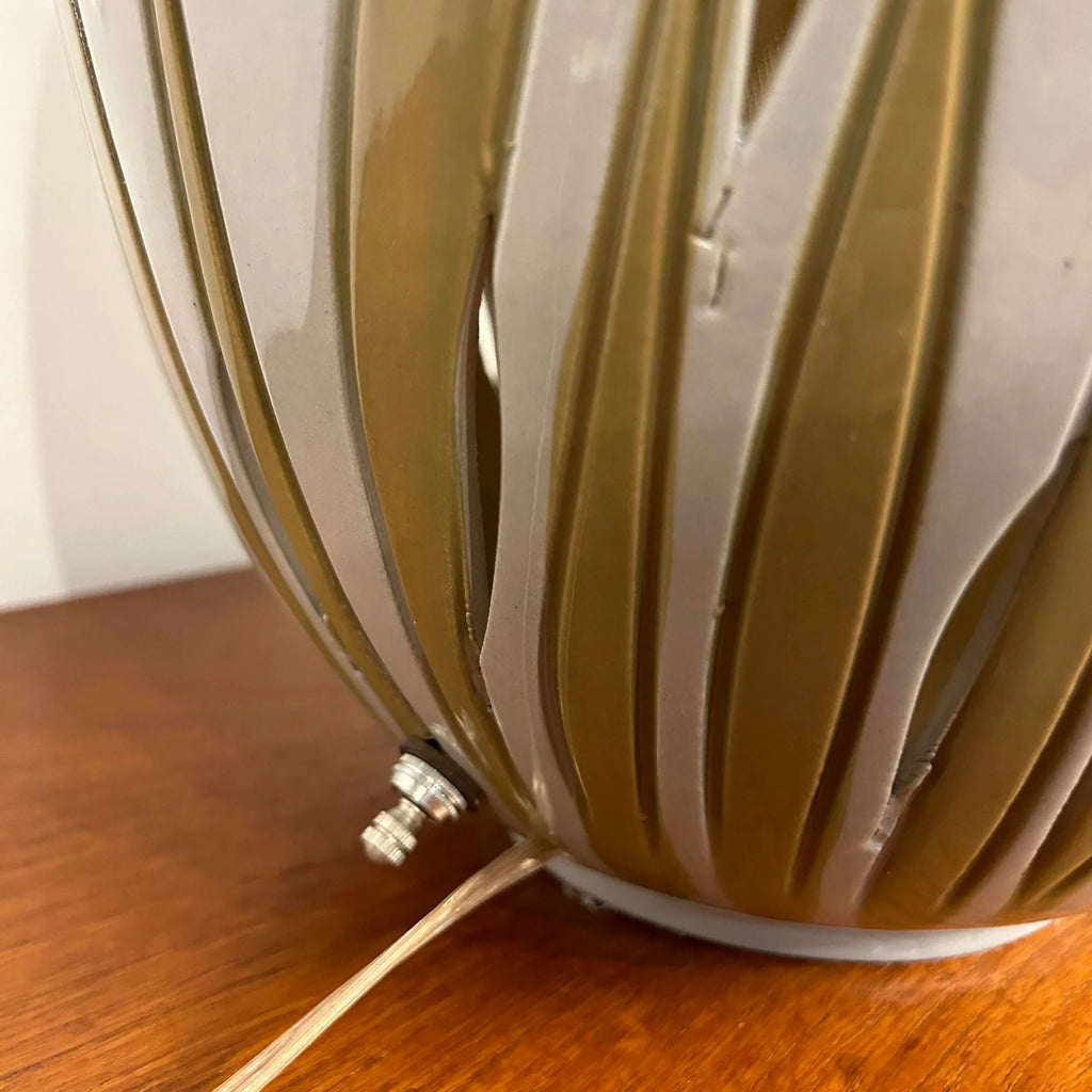Ceramic Floral Table Lamp