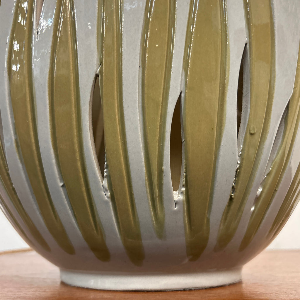 Ceramic Floral Table Lamp