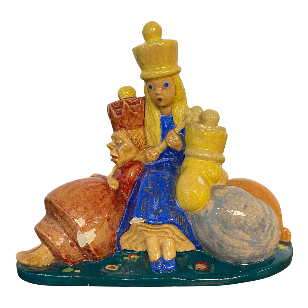 Ceramic Sculpture by Edris Eckhardt Edition of 25 #7 Alice in Wonderland