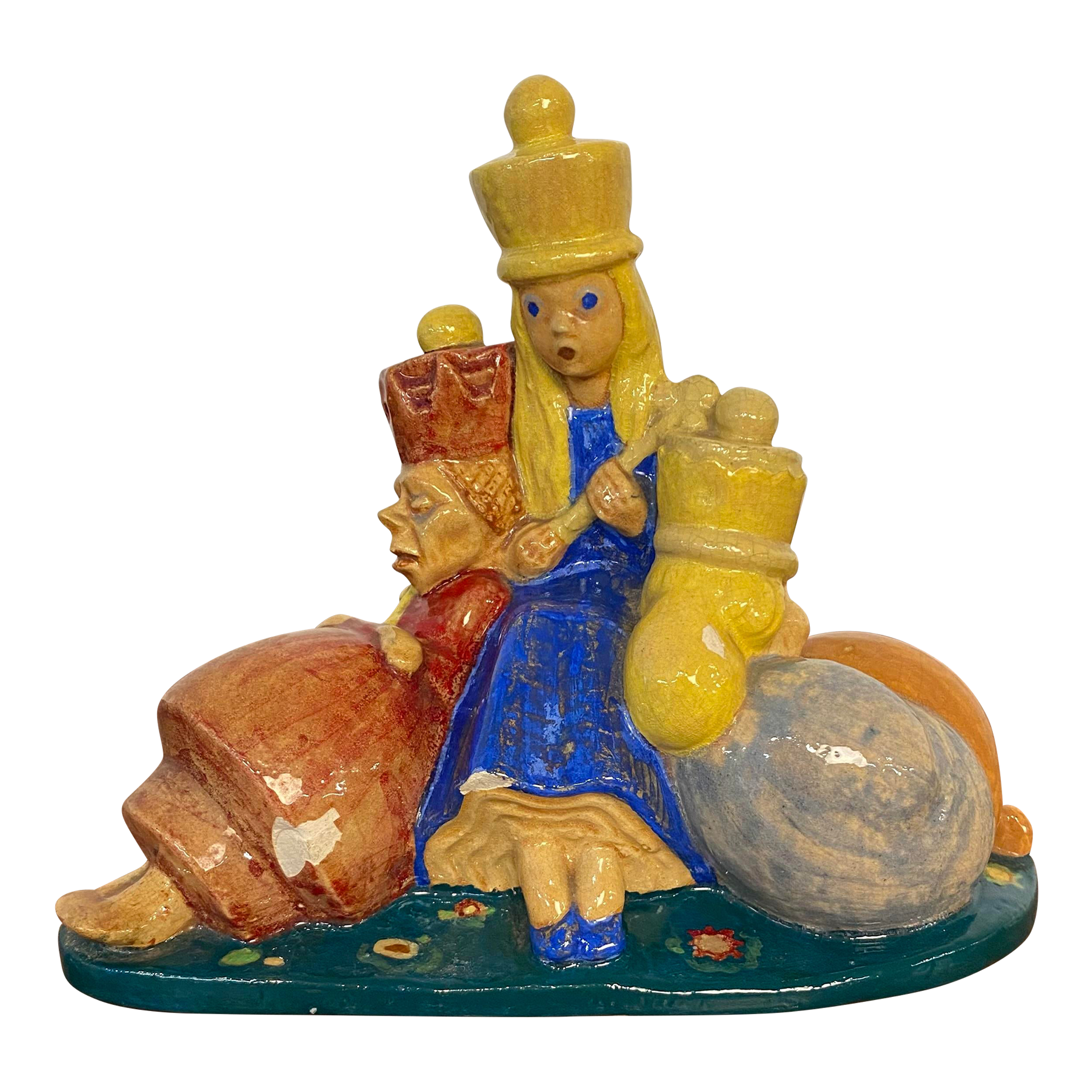Ceramic Sculpture by Edris Eckhardt Edition of 25 #7 Alice in Wonderland