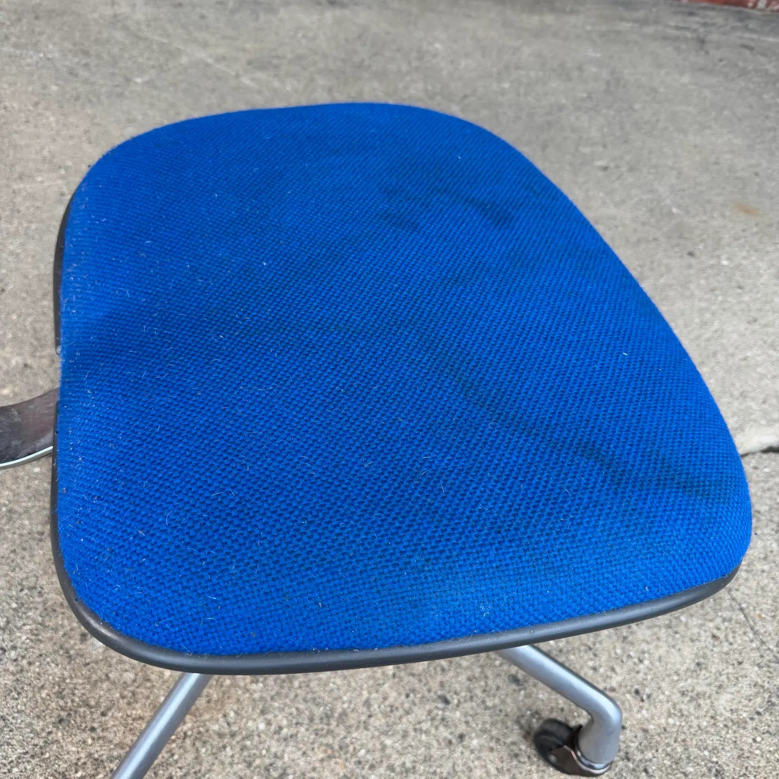 Charles and Ray Eames Aluminum Group Secretarial Chair for Herman Miller