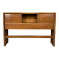 Cherry Wood Full Size Headboard With Storage Gibbings Style