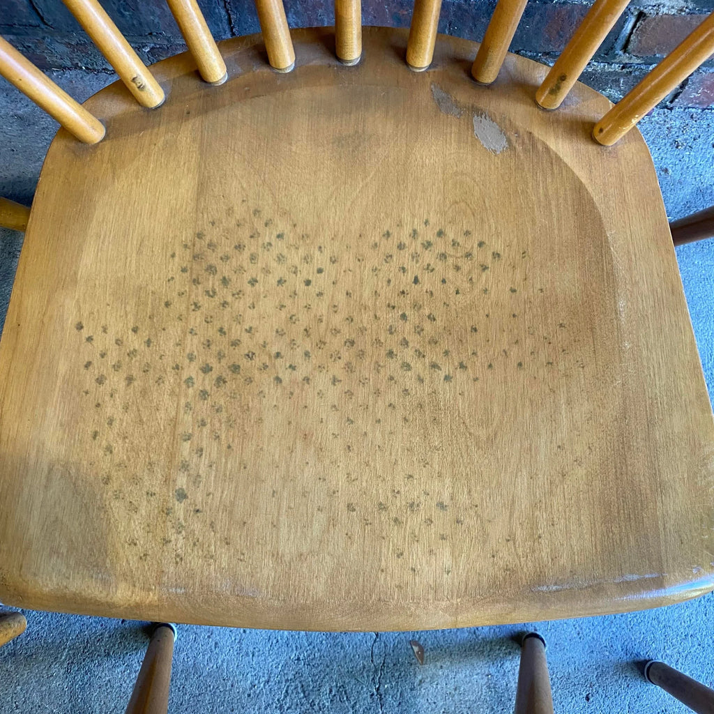 Conant Ball Round Dining Table With 6 Chairs 2 Leaves
