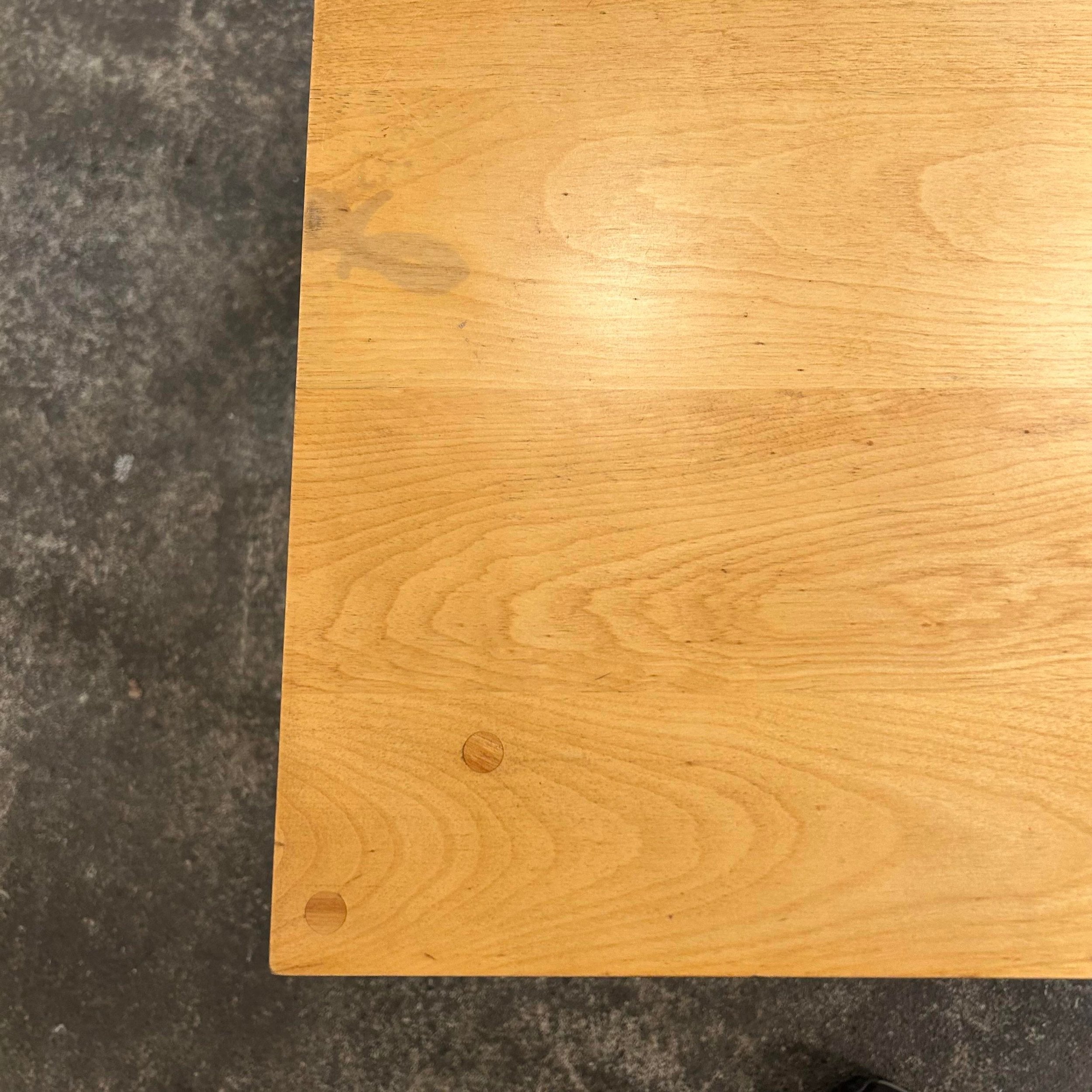 Conant Ball Table by Leslie Diamond Square in Birch