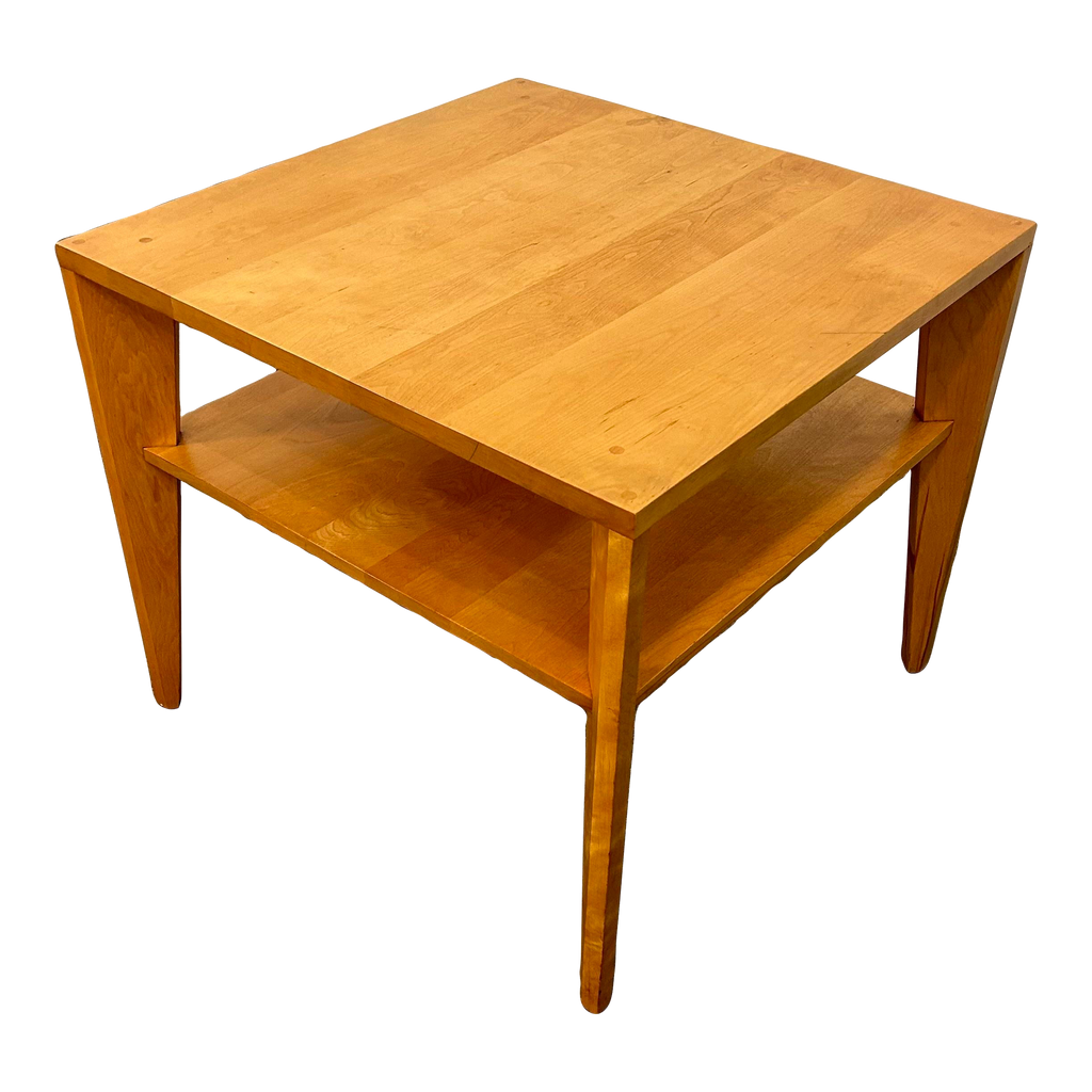 Conant Ball Table by Leslie Diamond Square in Birch