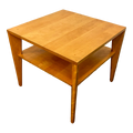 Conant Ball Table by Leslie Diamond Square in Birch