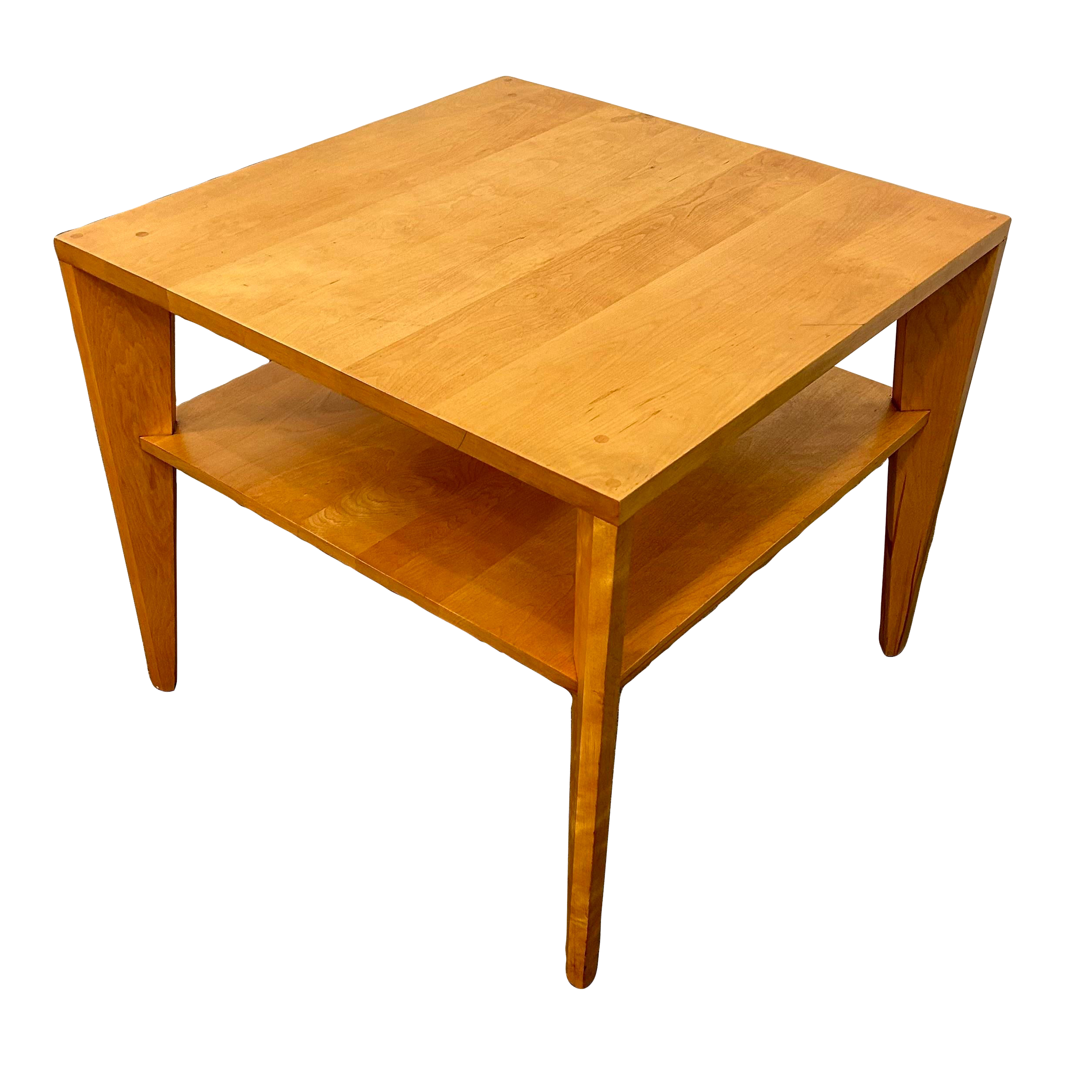 Conant Ball Table by Leslie Diamond Square in Birch