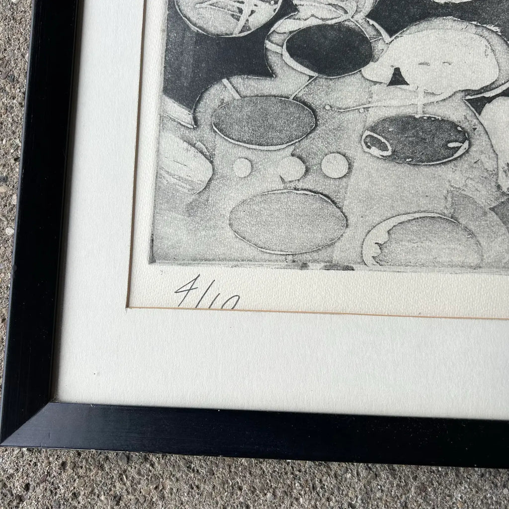 Conroy Hudlow 1967 Signed Etching Print “Barbara - a Portrait” 4 of 10