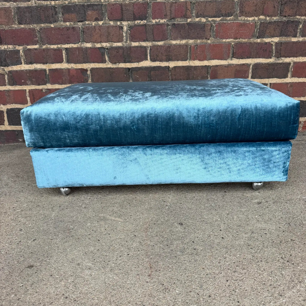 Custom Adrian Pearsall Shelter Sofa Loveseat and Ottoman 1 of 2