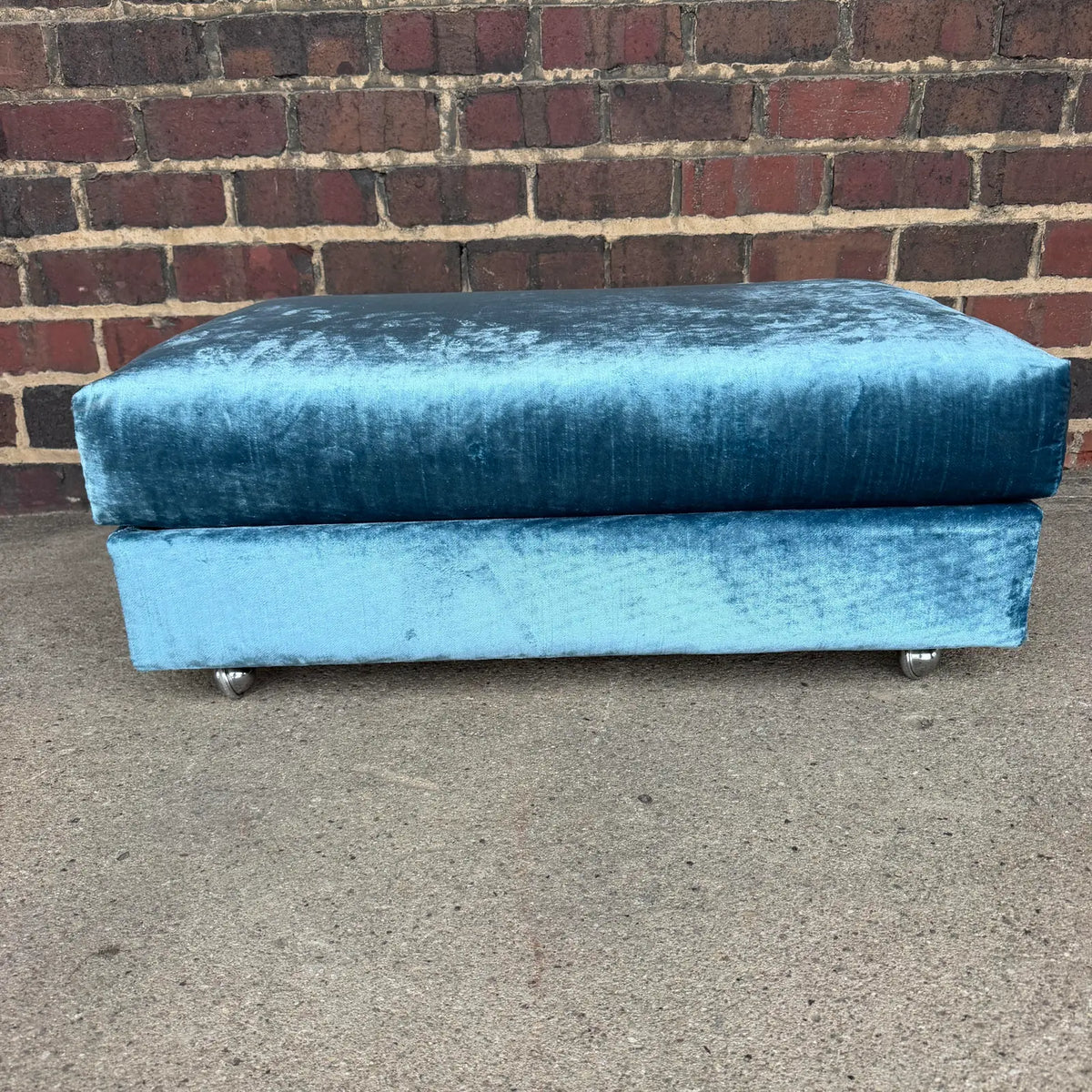 Custom Adrian Pearsall Shelter Sofa Loveseat and Ottoman 1 of 2
