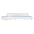 Custom Curved Mid Century Sofa
