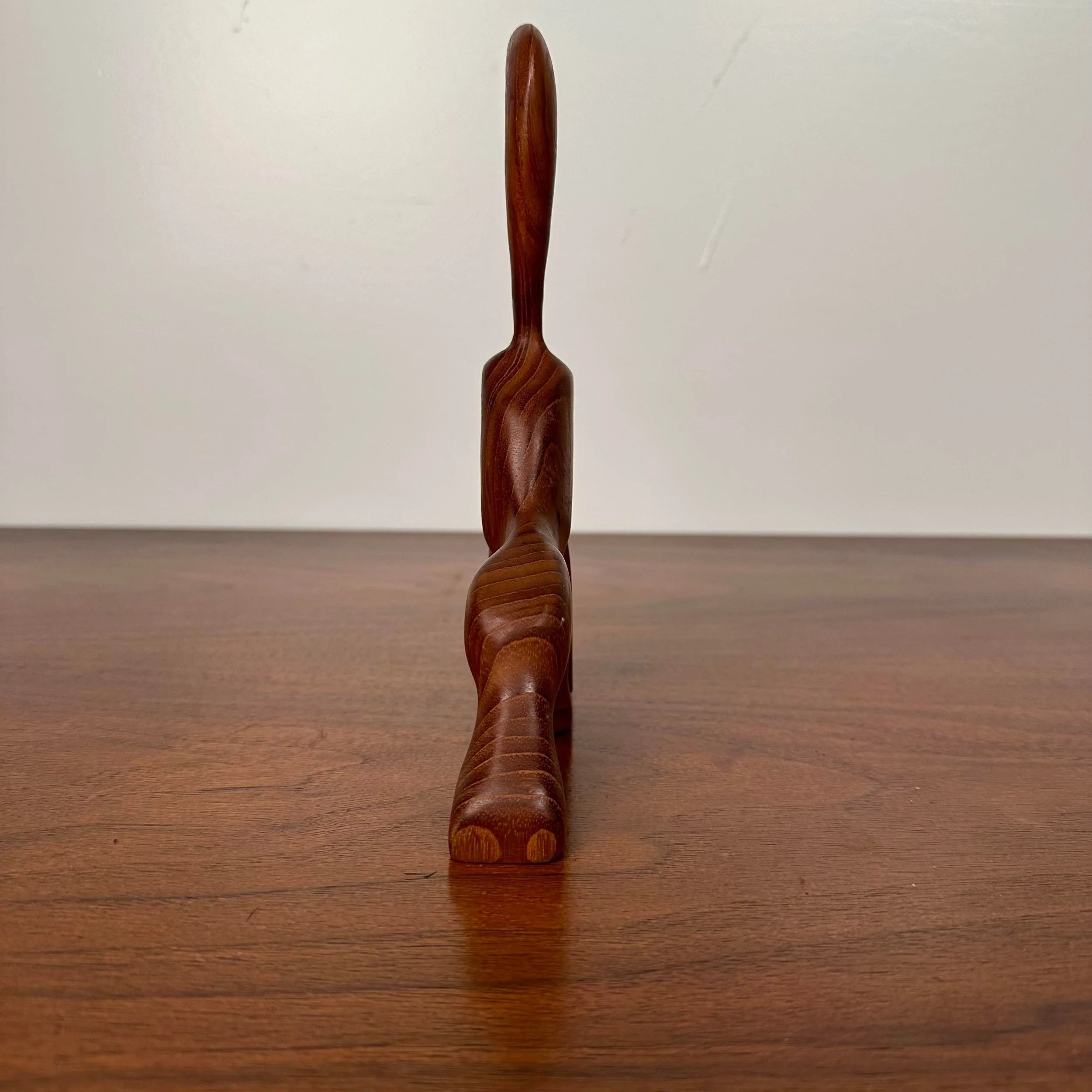 Danish Modern Teak Character Figure Sculpture by Is J. Bentsen
