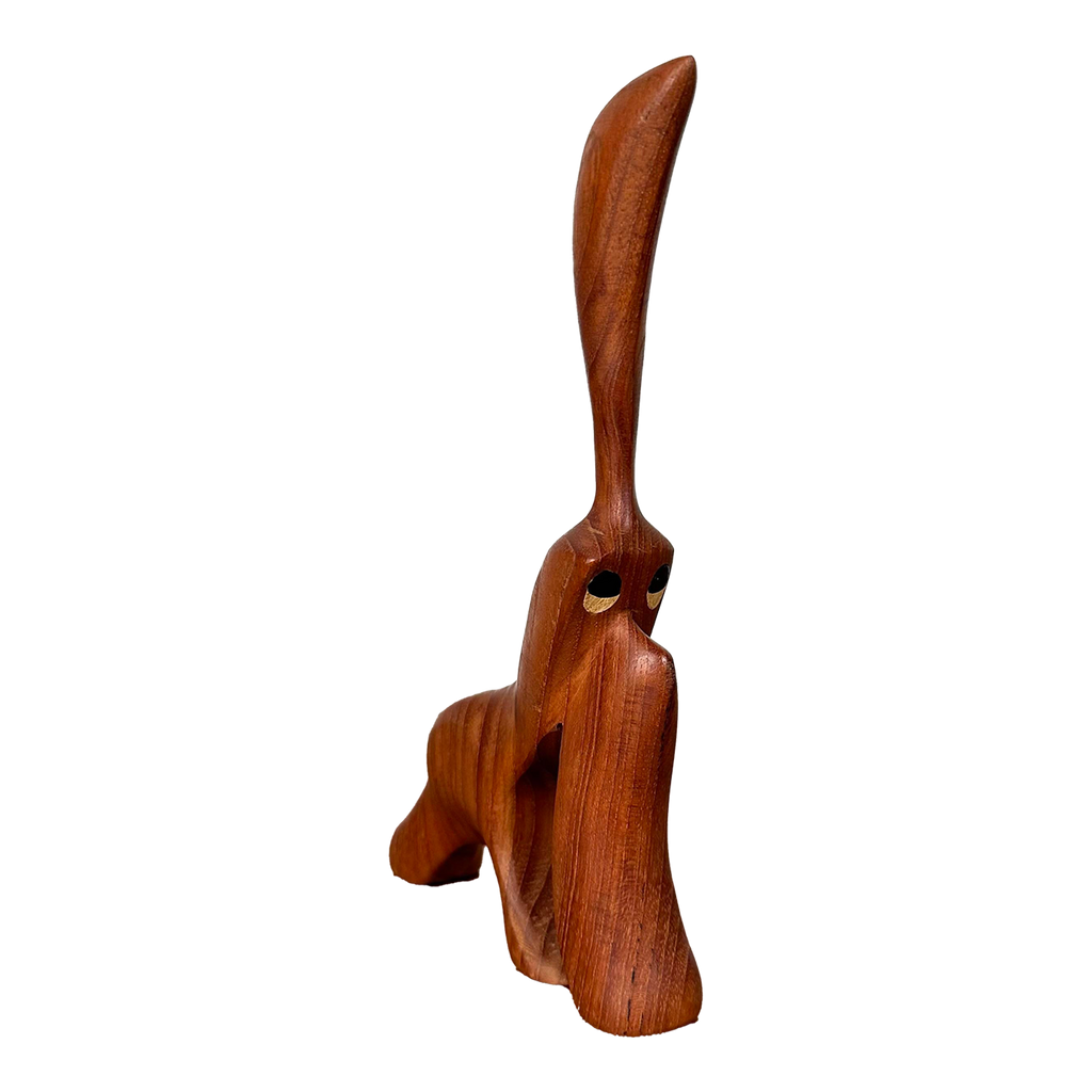 Danish Modern Teak Character Figure Sculpture by Is J. Bentsen