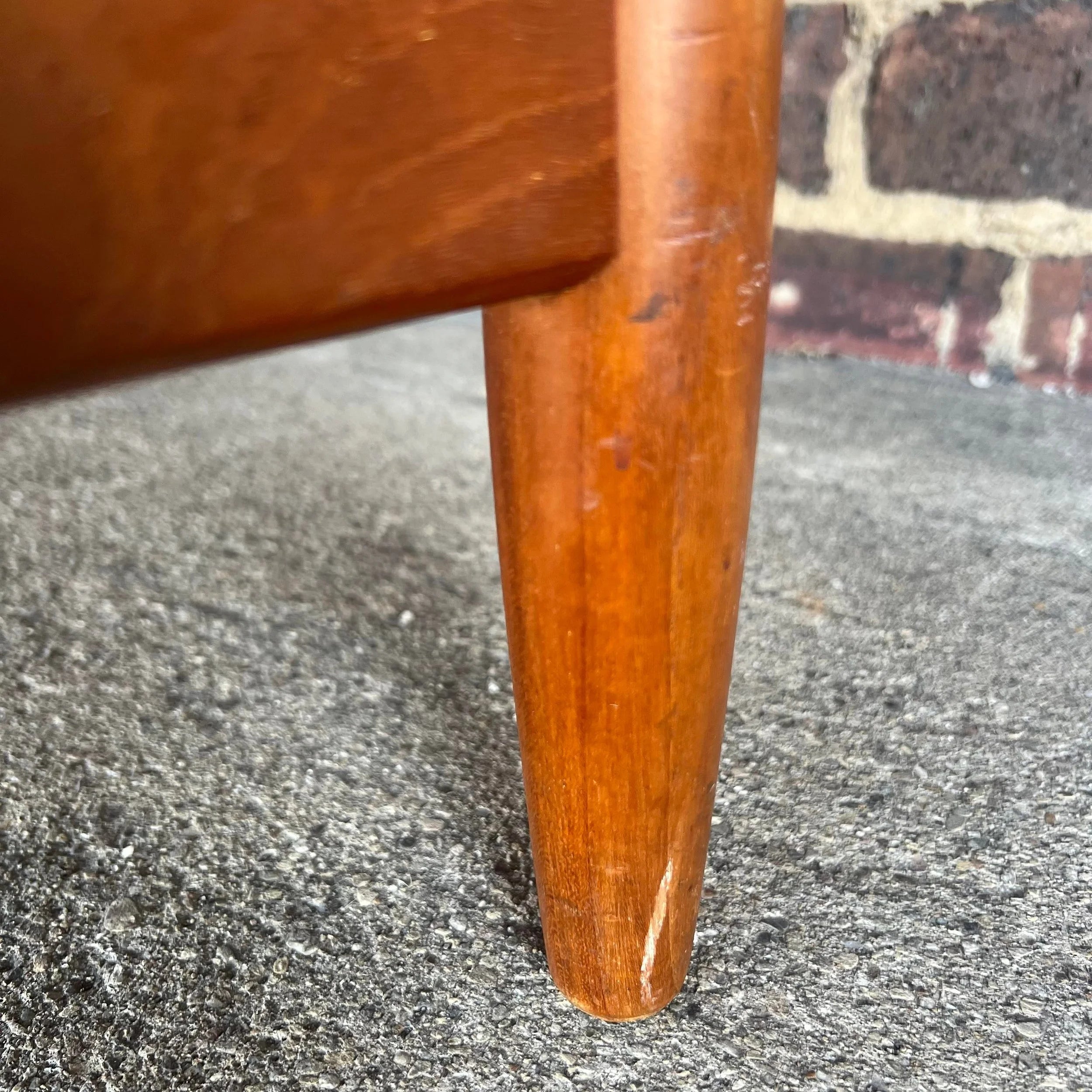 Danish Recliner With Ottoman