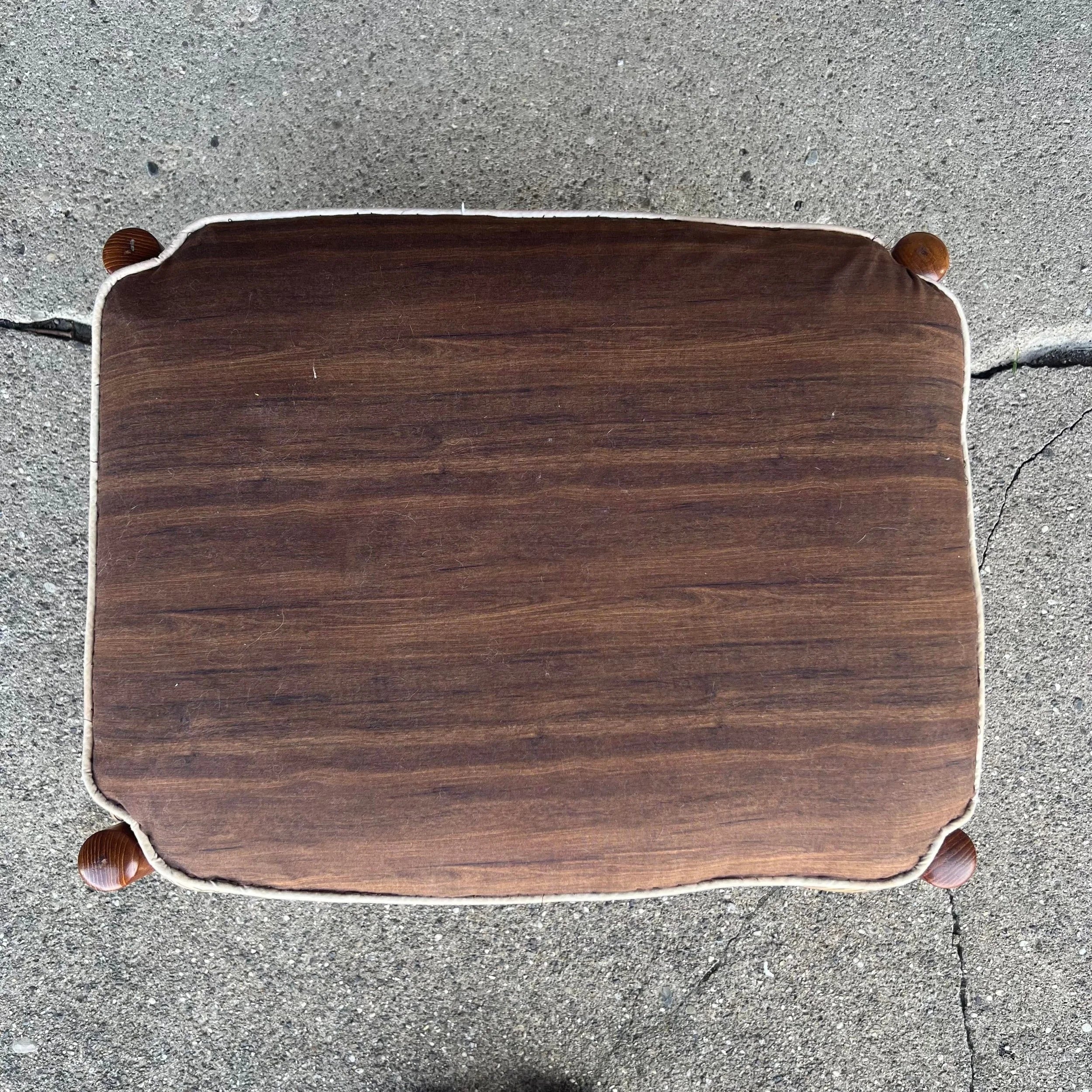 Danish Recliner With Ottoman