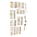 Dansk Wood Accent Flatware – Jens Quistgaard Design, 1970s – Teak & Stainless (52-Piece Set)