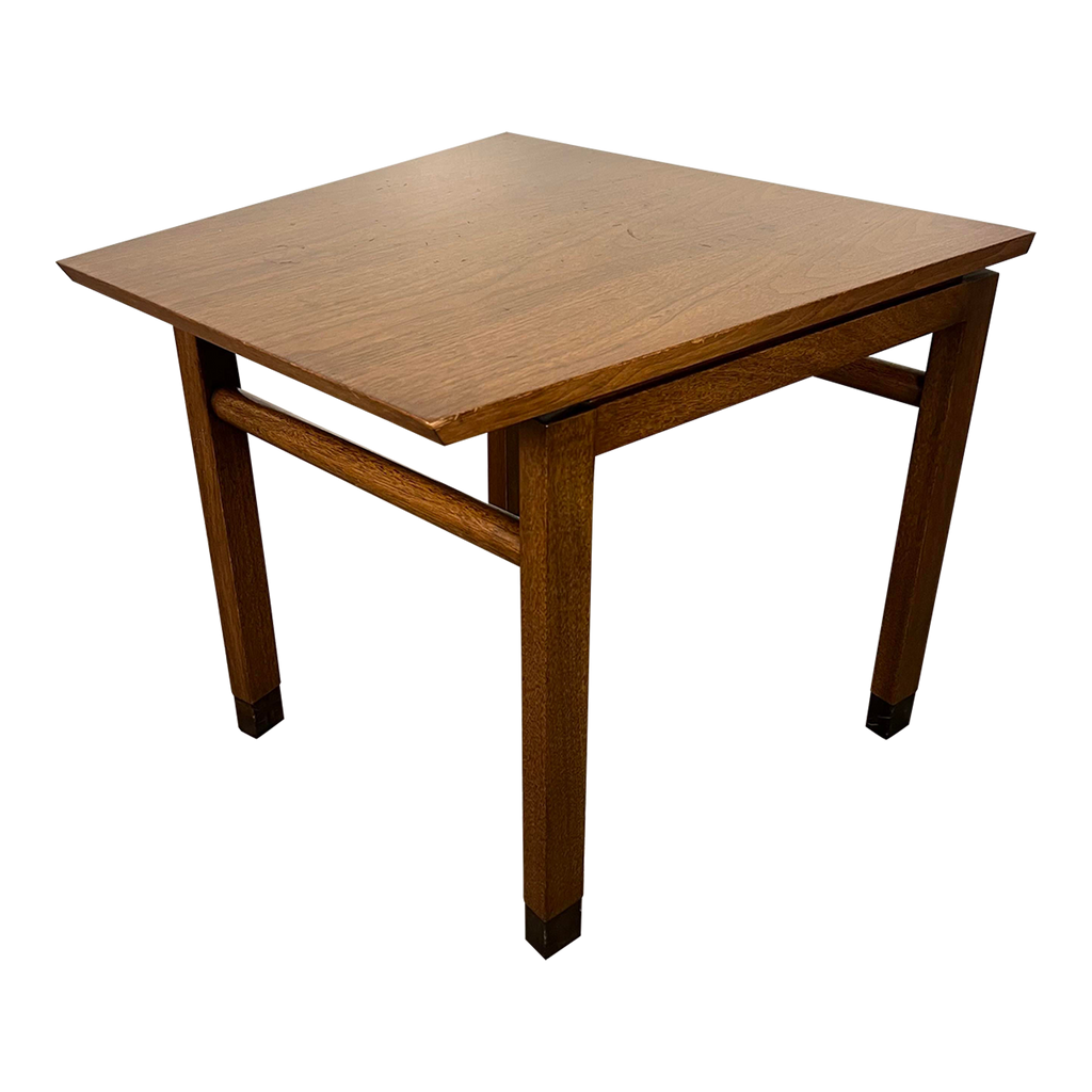 Dunbar Side Table Leather Wrapped Feet