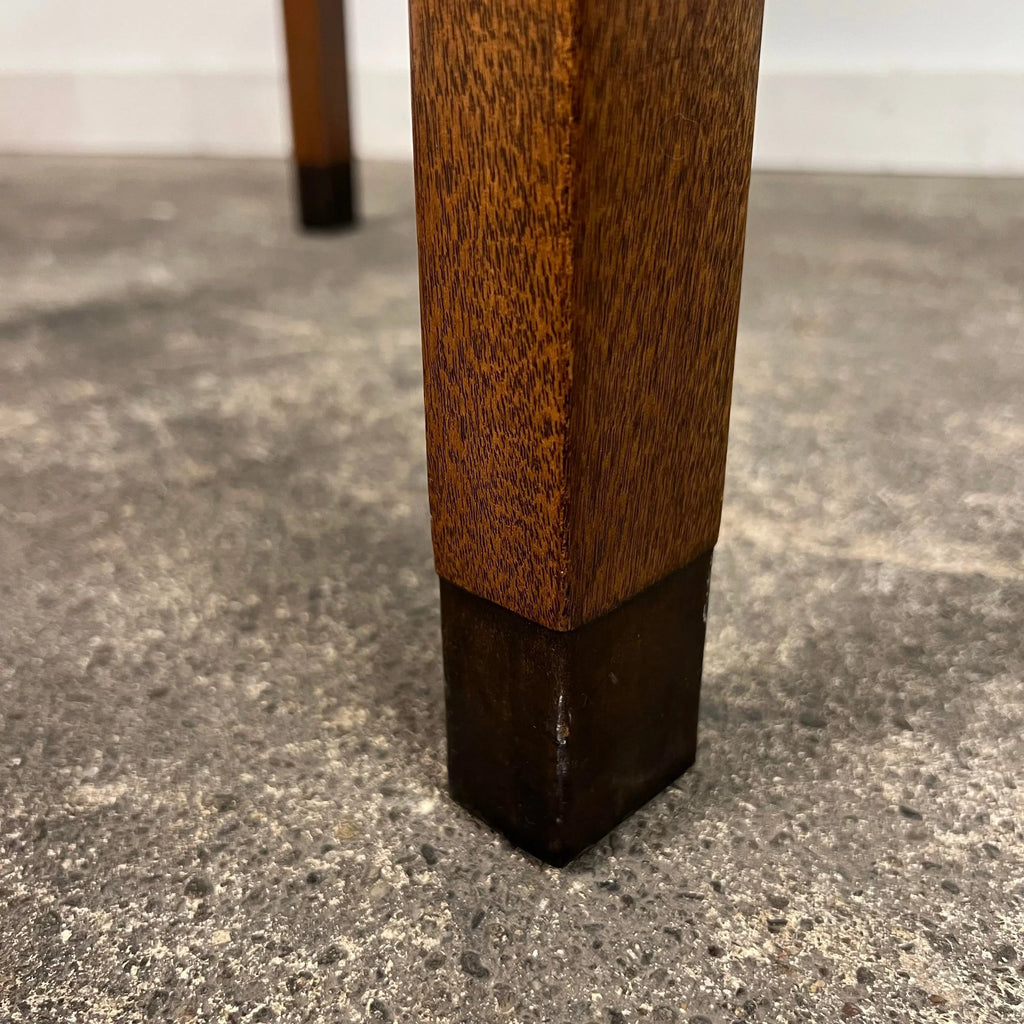 Dunbar Side Table Leather Wrapped Feet