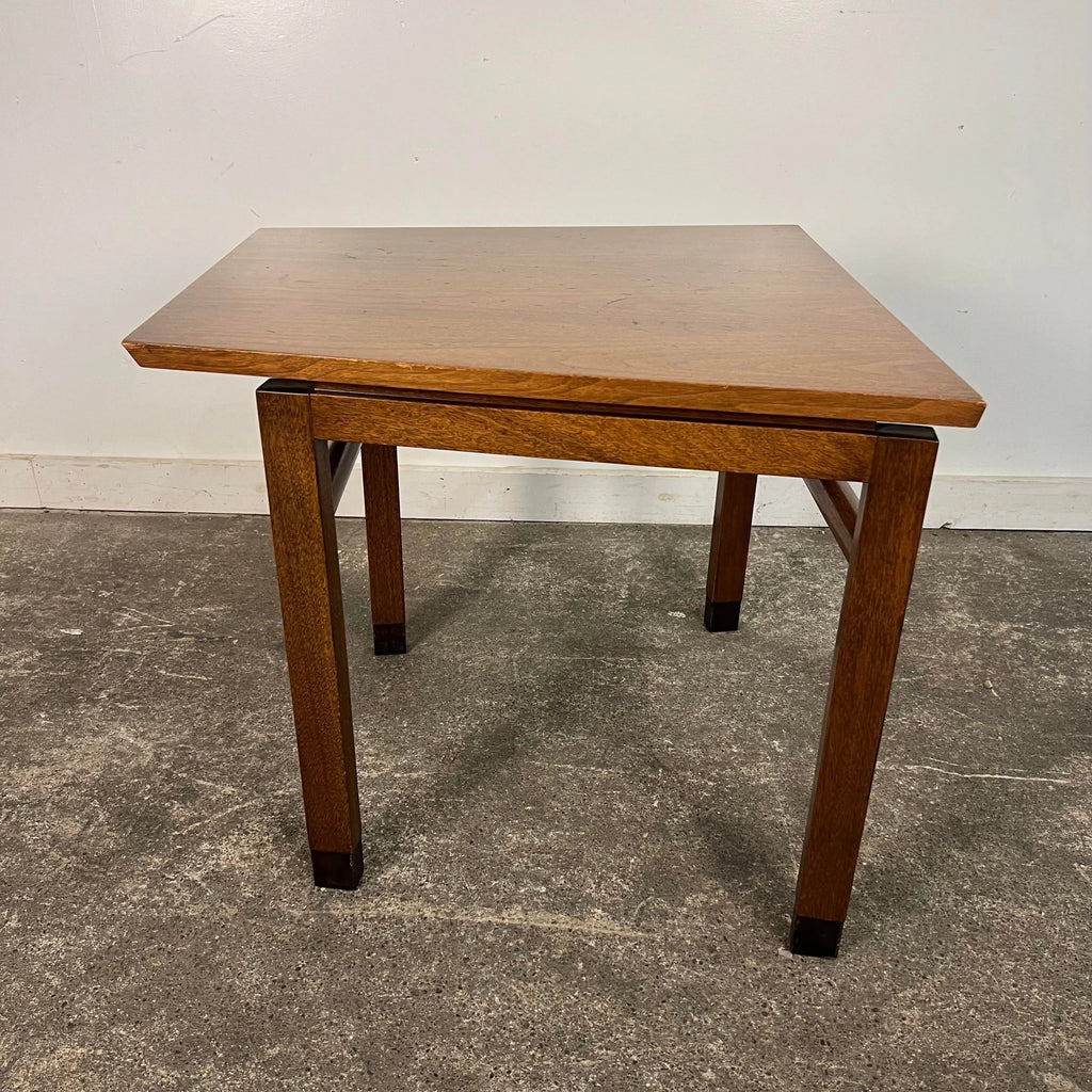 Dunbar Side Table Leather Wrapped Feet