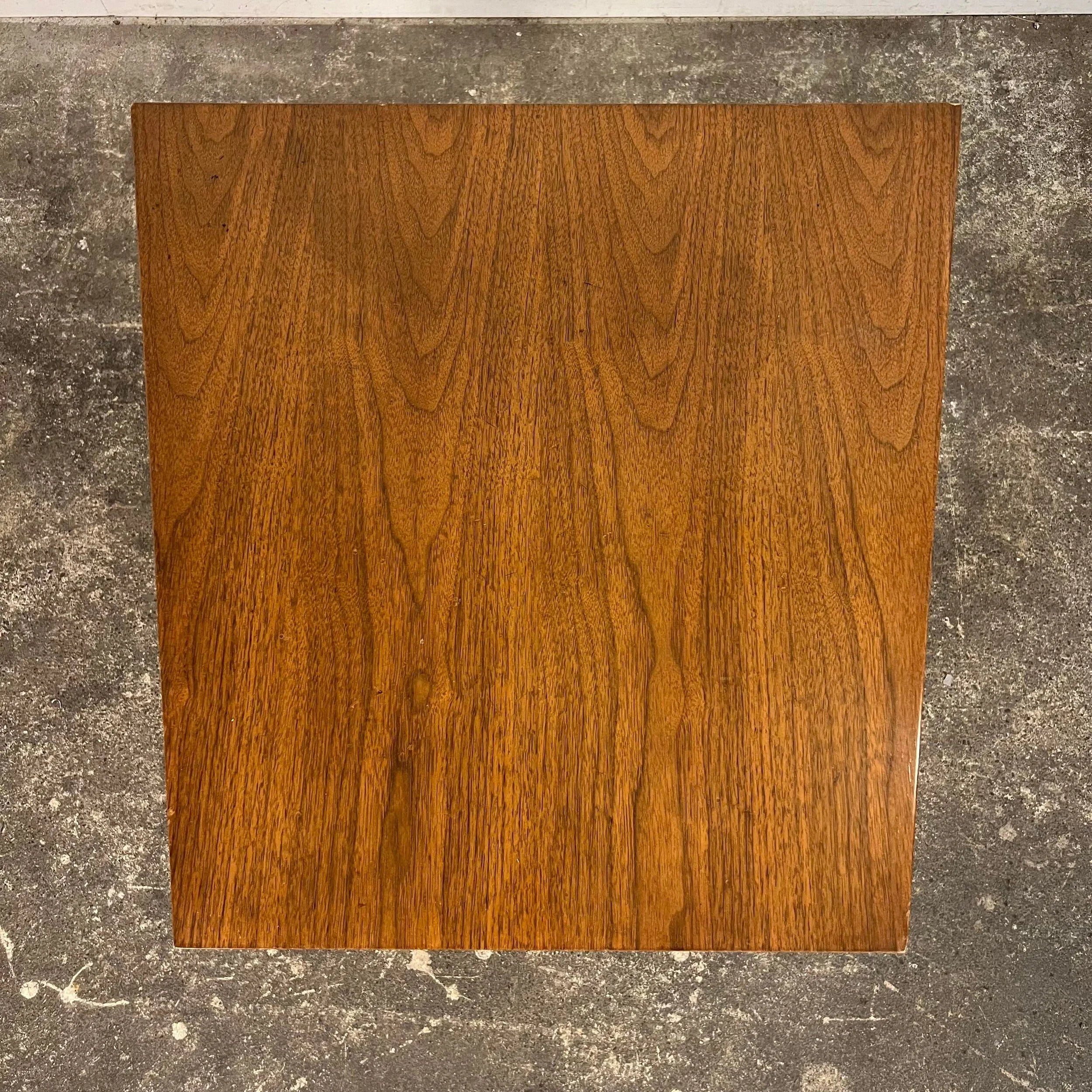 Dunbar Side Table Leather Wrapped Feet