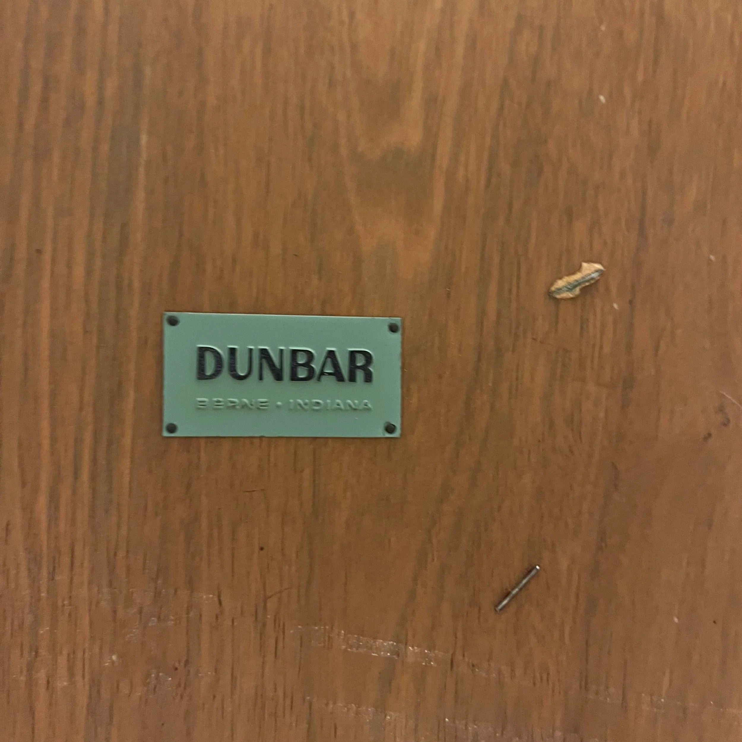Dunbar Side Table Leather Wrapped Feet