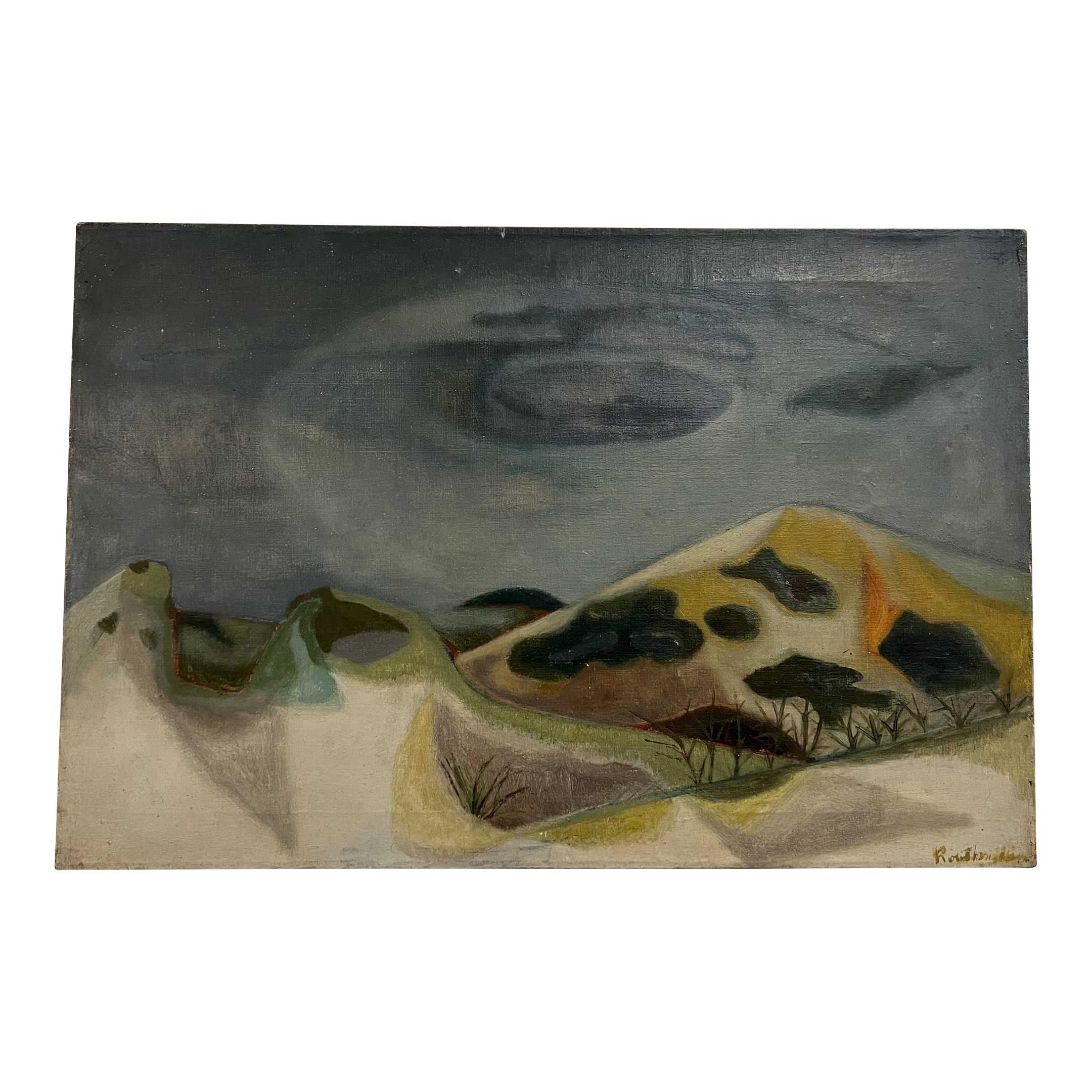 “Dunes” Oil Painting on Canvas Surrealist Landscape