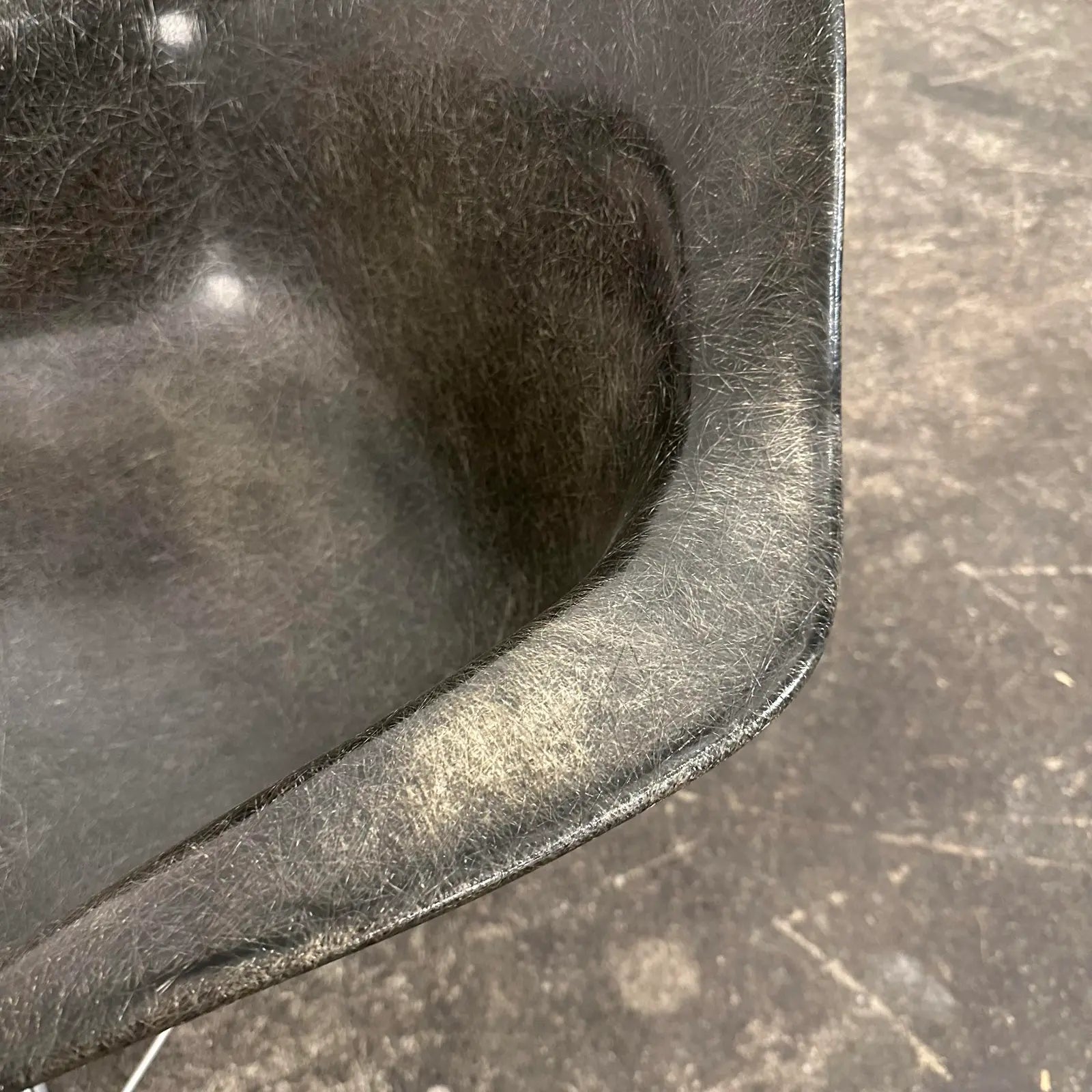 Eames for Herman Miller Fiberglass Lar Lounge Chair With Cat’s Cradle Base