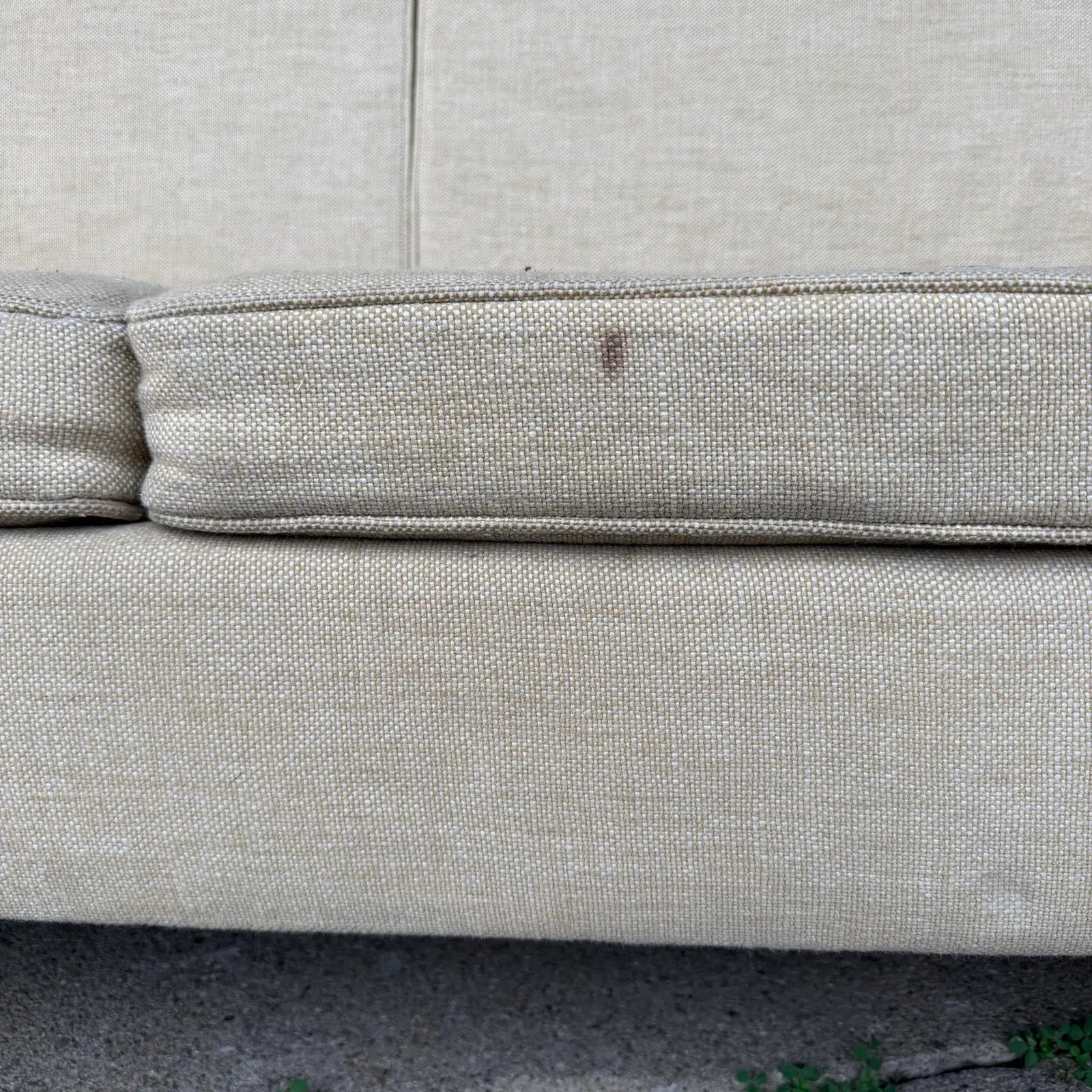 Early Florence Knoll Beige Sofa