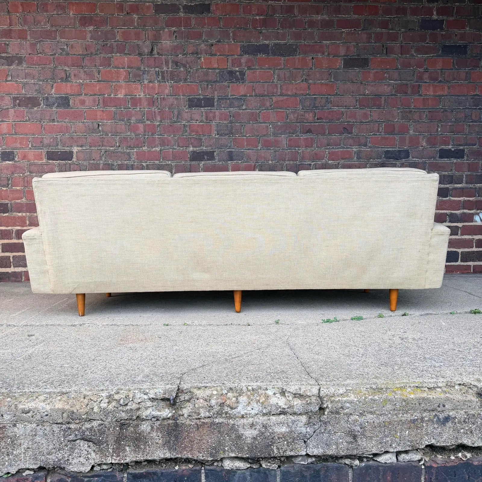 Early Florence Knoll Beige Sofa