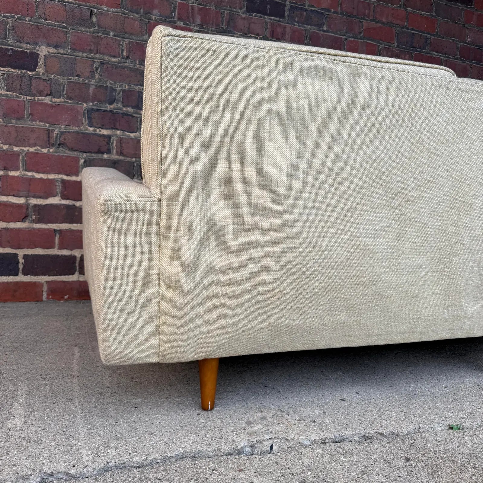 Early Florence Knoll Beige Sofa